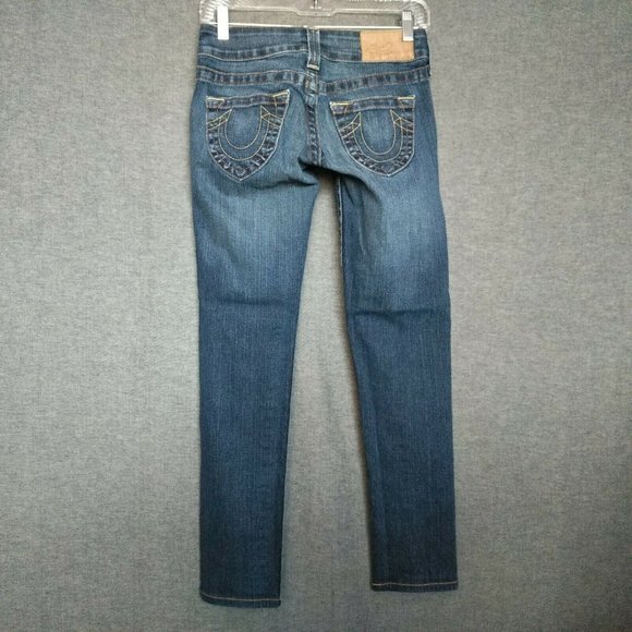 True Religion Ultra Low Rise Ankle Skinny Leg - Picture 2 of 12